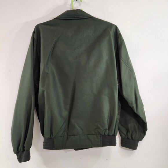 Vintage Boulevard Club Mens Green Casual Bomber Jacket Size Small - Picture 5 of 10